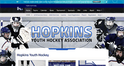 Desktop Screenshot of hopkinshockey.com